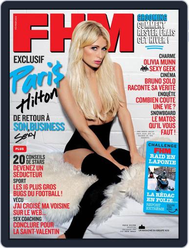 FHM France February 7th, 2012 Digital Back Issue Cover