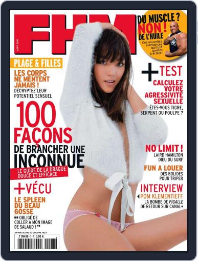 FHM France August 15th, 2010 Digital Back Issue Cover