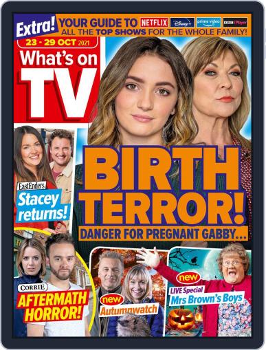What's on TV October 23rd, 2021 Digital Back Issue Cover