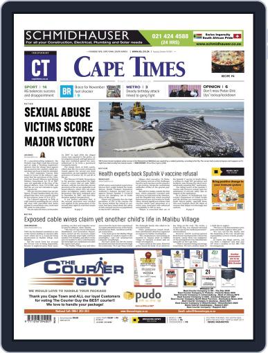 Cape Times October 19th, 2021 Digital Back Issue Cover