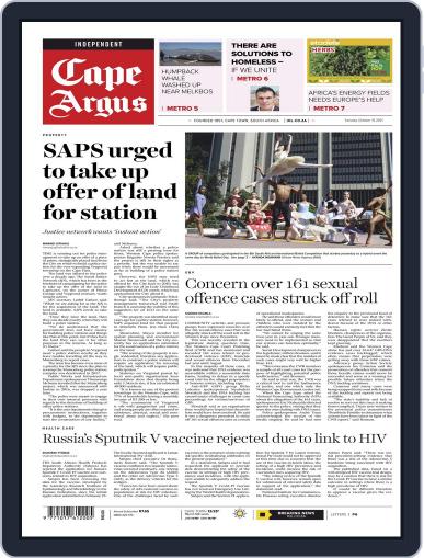 Cape Argus October 19th, 2021 Digital Back Issue Cover