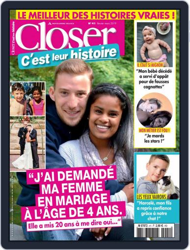 Closer C'est leur histoire February 1st, 2019 Digital Back Issue Cover