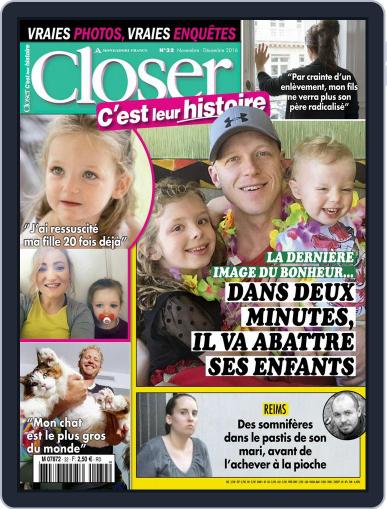 Closer C'est leur histoire November 1st, 2016 Digital Back Issue Cover
