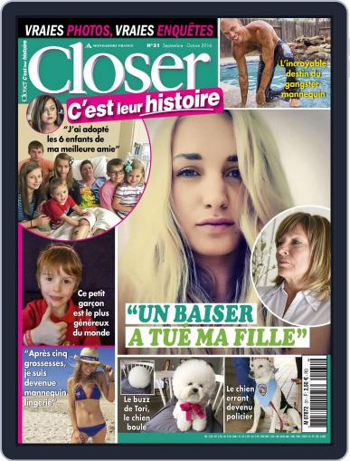 Closer C'est leur histoire September 1st, 2016 Digital Back Issue Cover