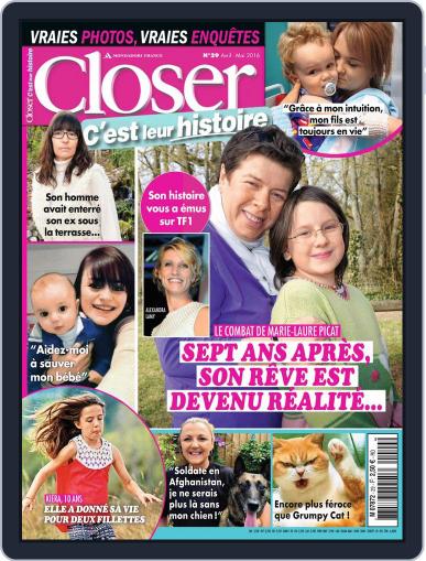 Closer C'est leur histoire April 15th, 2016 Digital Back Issue Cover