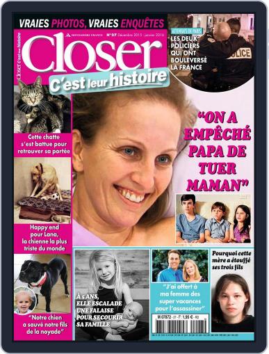 Closer C'est leur histoire December 13th, 2015 Digital Back Issue Cover