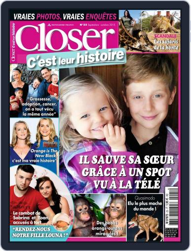Closer C'est leur histoire October 4th, 2015 Digital Back Issue Cover