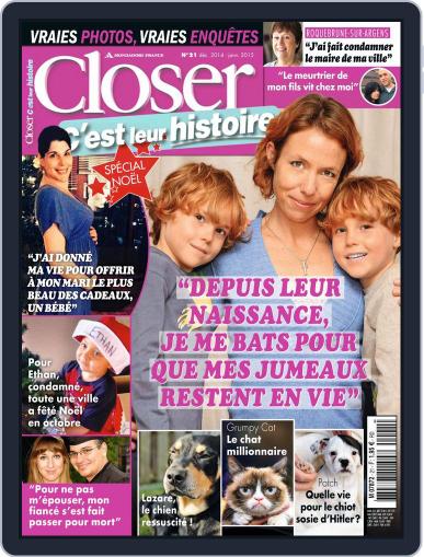 Closer C'est leur histoire December 11th, 2014 Digital Back Issue Cover