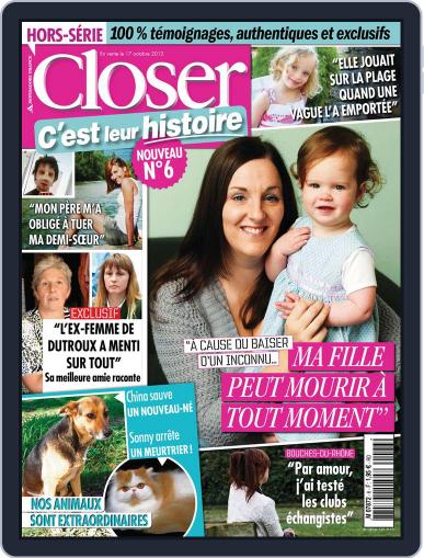 Closer C'est leur histoire (Digital) October 25th, 2012 Issue Cover