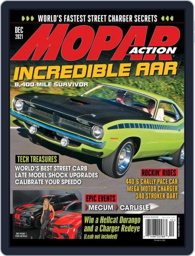 Mopar Action December 1st, 2021 Digital Back Issue Cover