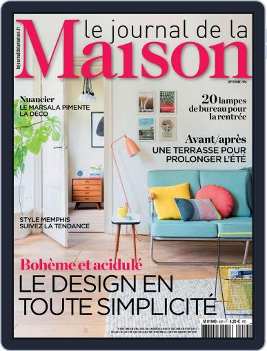 Le Journal De La Maison September 1st, 2016 Digital Back Issue Cover