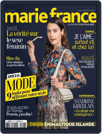 Marie France April 1st, 2018 Digital Back Issue Cover