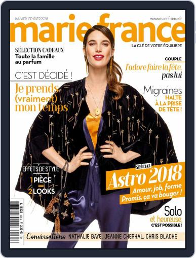 Marie France January 1st, 2018 Digital Back Issue Cover