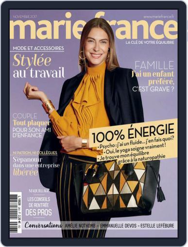 Marie France November 1st, 2017 Digital Back Issue Cover