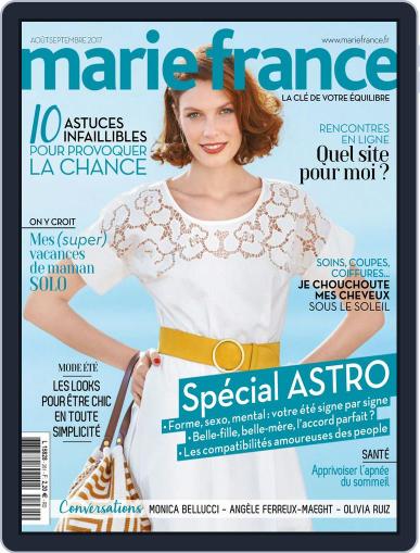 Marie France August 1st, 2017 Digital Back Issue Cover