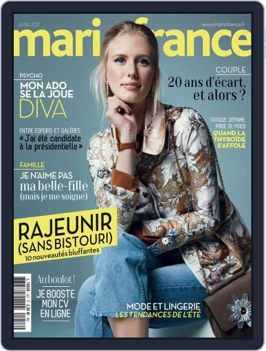 Marie France April 1st, 2017 Digital Back Issue Cover