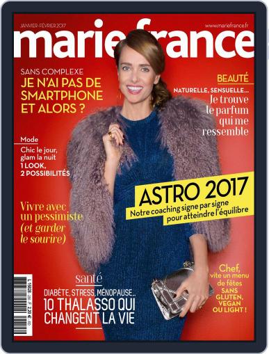 Marie France January 1st, 2017 Digital Back Issue Cover