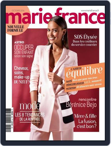 Marie France October 1st, 2016 Digital Back Issue Cover