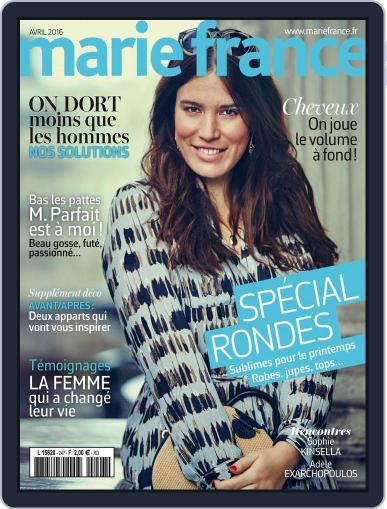 Marie France March 2nd, 2016 Digital Back Issue Cover