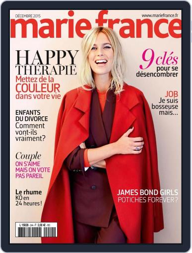 Marie France November 24th, 2015 Digital Back Issue Cover