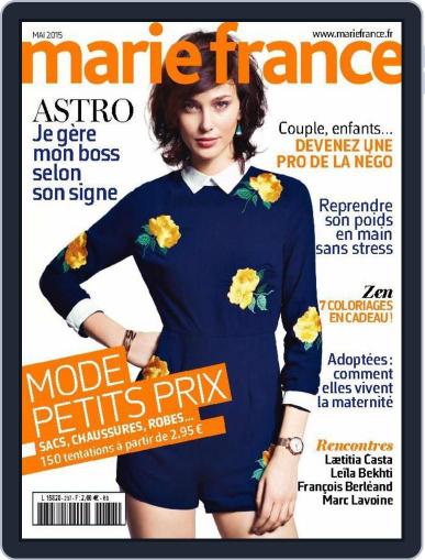 Marie France April 30th, 2015 Digital Back Issue Cover