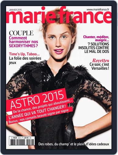 Marie France December 7th, 2014 Digital Back Issue Cover