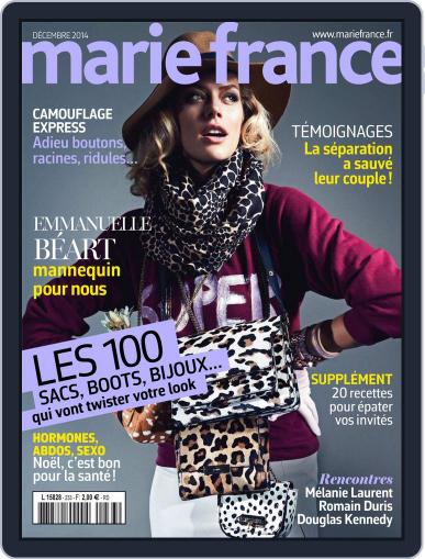 Marie France November 3rd, 2014 Digital Back Issue Cover