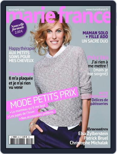 Marie France September 29th, 2014 Digital Back Issue Cover