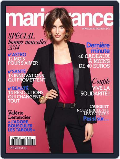 Marie France December 5th, 2013 Digital Back Issue Cover