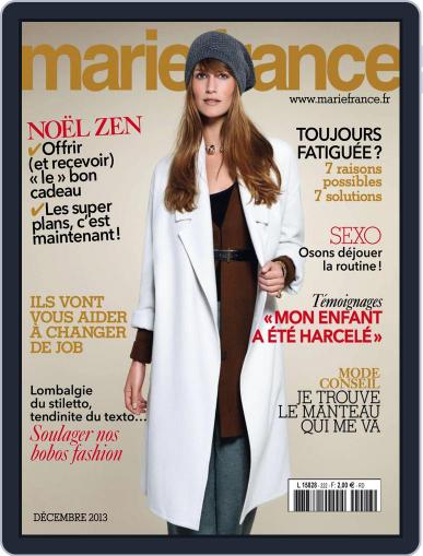 Marie France November 6th, 2013 Digital Back Issue Cover