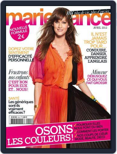 Marie France March 7th, 2012 Digital Back Issue Cover