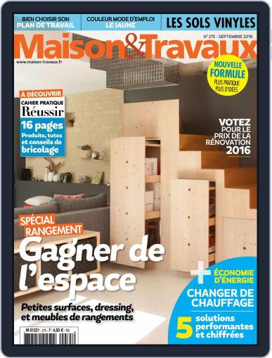 Maison & Travaux September 1st, 2016 Digital Back Issue Cover