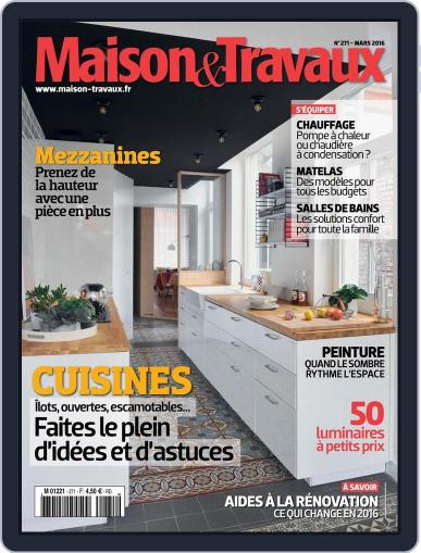 Maison & Travaux March 22nd, 2016 Digital Back Issue Cover