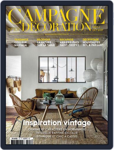 Campagne Décoration September 1st, 2017 Digital Back Issue Cover