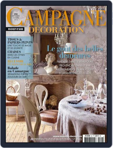 Campagne Décoration September 4th, 2013 Digital Back Issue Cover
