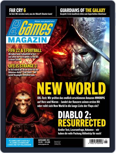 PC Games November 1st, 2021 Digital Back Issue Cover