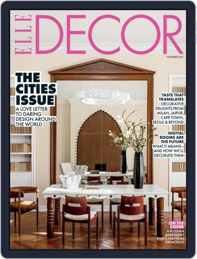 ELLE DECOR November 1st, 2021 Digital Back Issue Cover