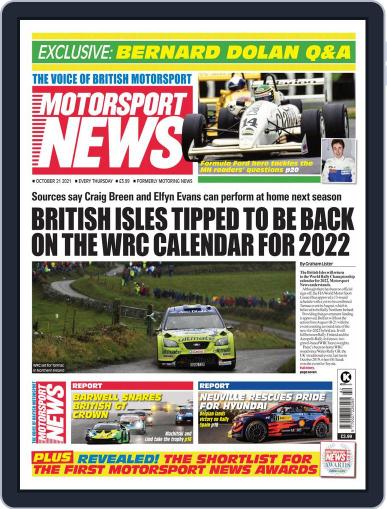 Motorsport News October 21st, 2021 Digital Back Issue Cover