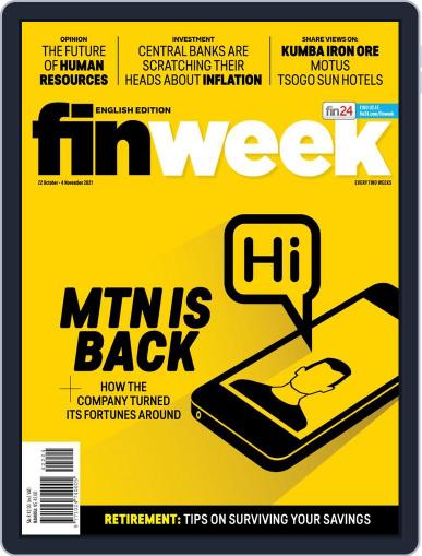 Finweek - English October 22nd, 2021 Digital Back Issue Cover