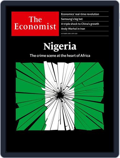 The Economist Middle East and Africa edition October 23rd, 2021 Digital Back Issue Cover