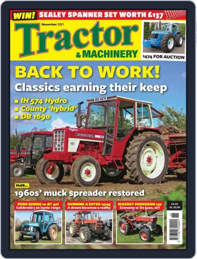 Tractor & Machinery November 1st, 2021 Digital Back Issue Cover