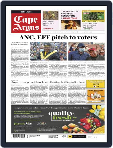Cape Argus October 22nd, 2021 Digital Back Issue Cover