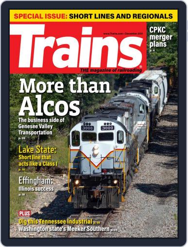 Trains (Digital) December 1st, 2021 Issue Cover
