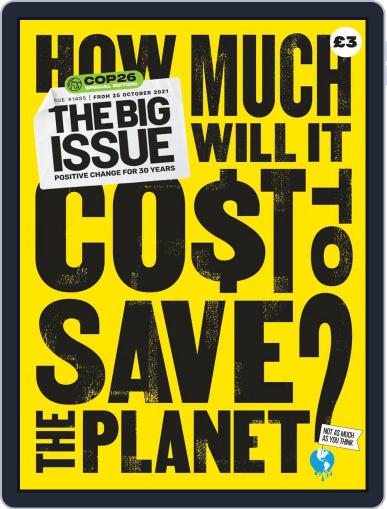 The Big Issue United Kingdom October 25th, 2021 Digital Back Issue Cover