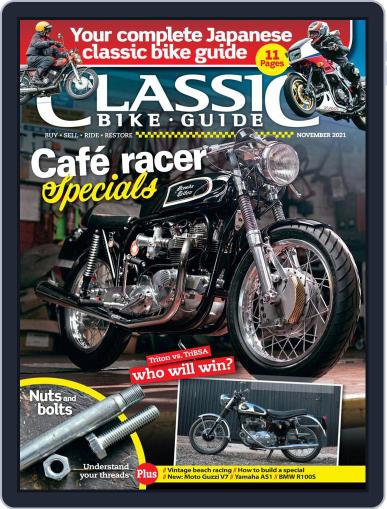 Classic Bike Guide November 1st, 2021 Digital Back Issue Cover