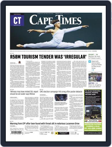 Cape Times October 25th, 2021 Digital Back Issue Cover