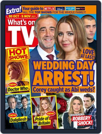 What's on TV October 30th, 2021 Digital Back Issue Cover