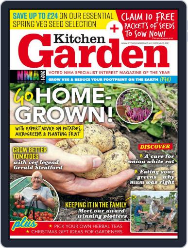 Kitchen Garden December 1st, 2021 Digital Back Issue Cover