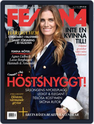 Femina Sweden October 17th, 2021 Digital Back Issue Cover