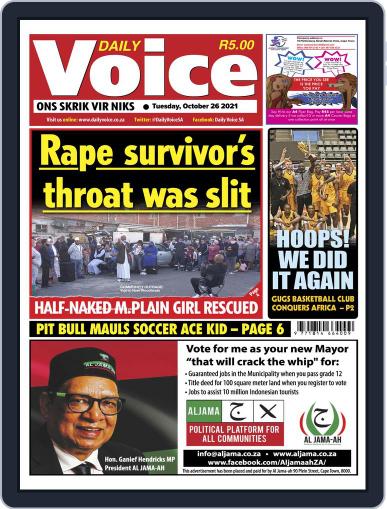 Daily Voice October 26th, 2021 Digital Back Issue Cover